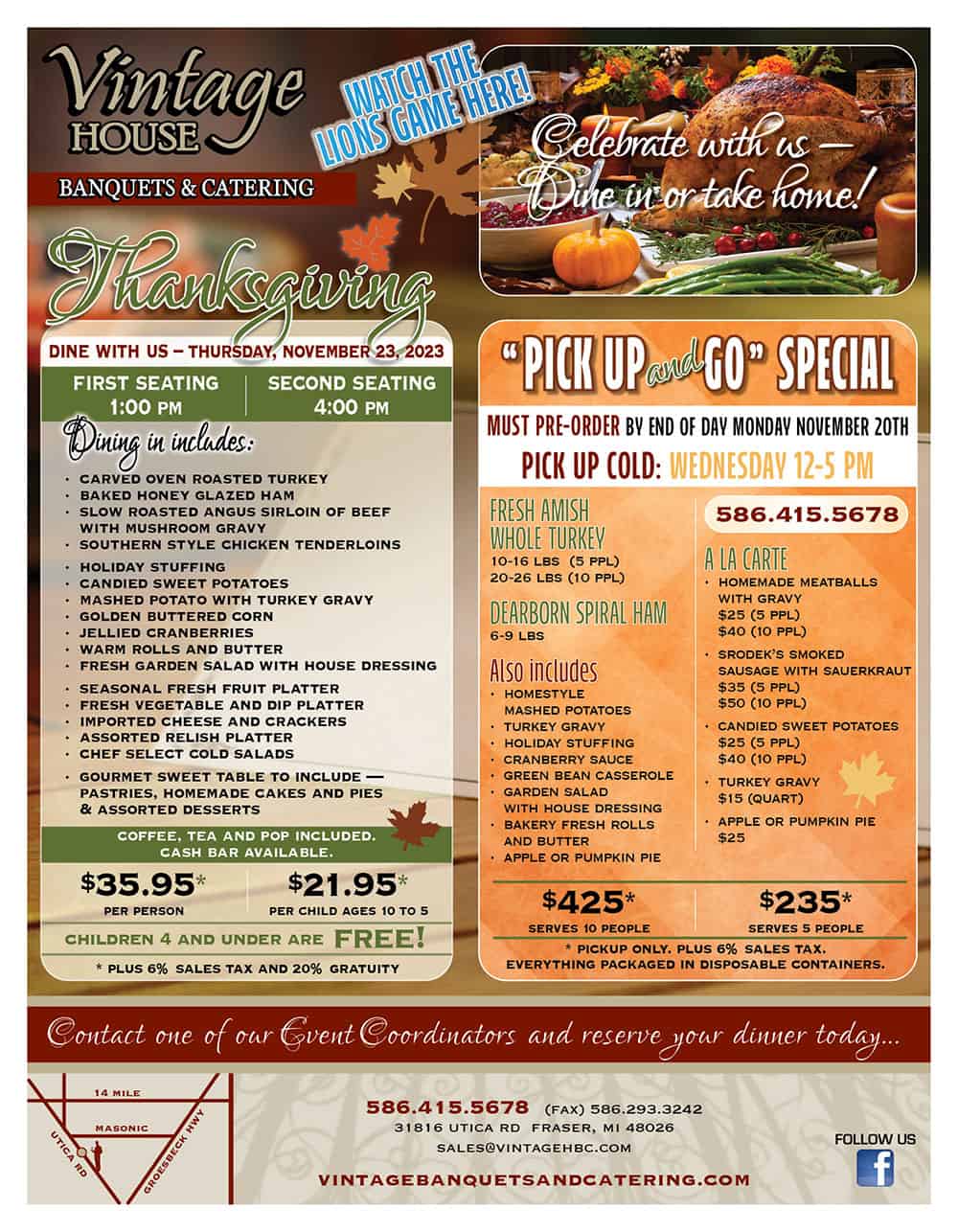 Vintage House Banquets and Catering | Banquet Halls & Event Venues